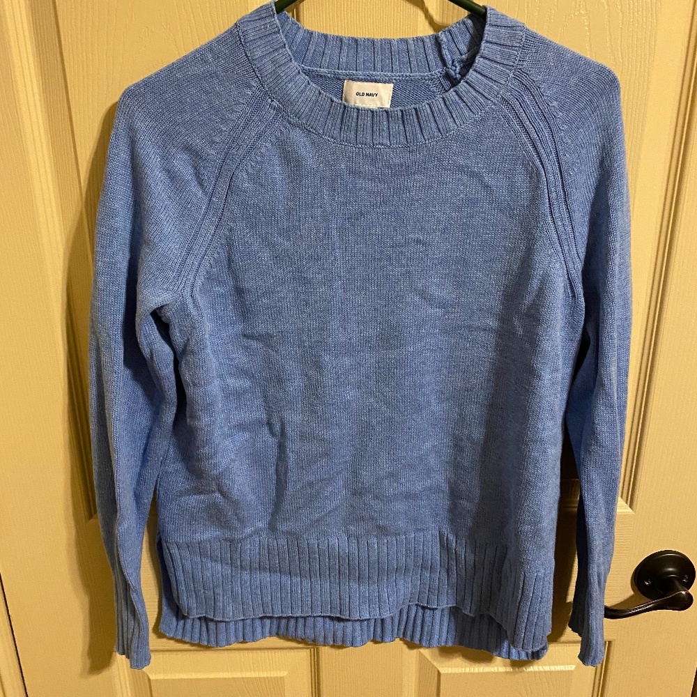 Old navy blue sweater medium